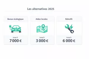 Comparatif visuel des principales aides financières disponibles pour passer à l’électrique en 2026
